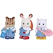 Calico Critters Sunshine Nursery Bus for Dolls, Toy Vehicle seats up to 12 collectible figures , Blue