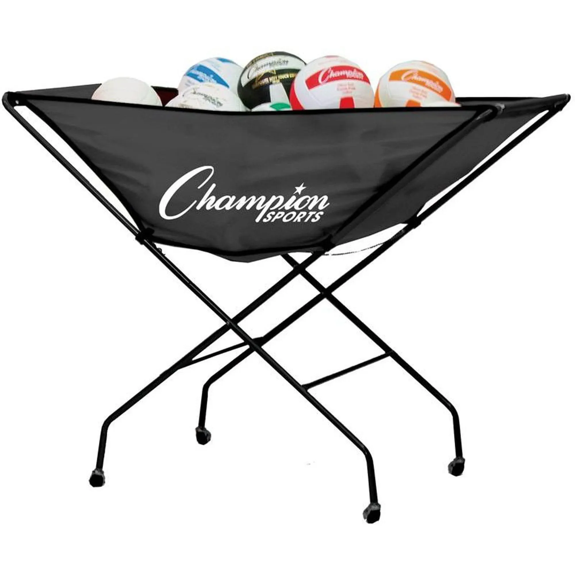 Champion Sports Pro Collapsible Volleyball Cart