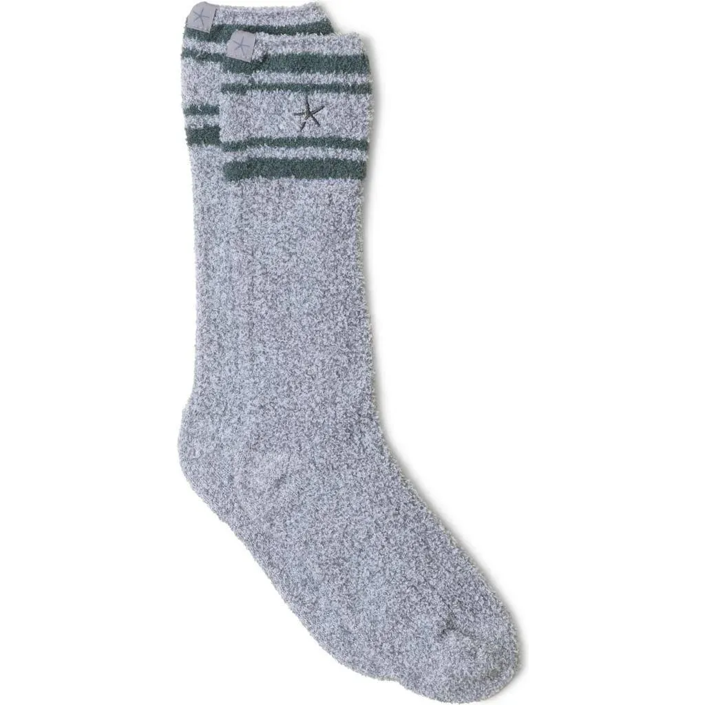 Barefoot Dreams CozyChic Tube Socks ,Spruce Multi