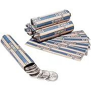 1000 Flat Coin Wrappers, Nickels Coins Holder, Convenient Nickel Storage Coin Wrapper - 1000 Pack