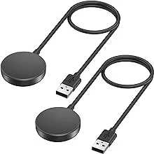 2 Pack Compatible with Samsung Watch Charger,Galaxy Watch 7/6/5/4 Charger Cable Dock USB Replacement for Samsung Galaxy Watch 7/6/6 Classic/ 5/5 Pro/4/4 Classic/3/Active 2/Active