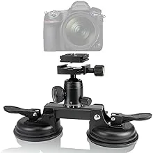 Professional Heavy Duty (20 lbs Load) True DSLR Mirorrless Camera Suction Cup...