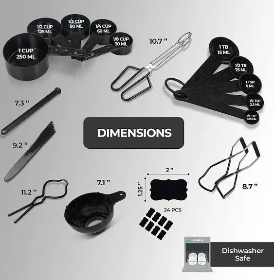 Canning Supplies Starter Kit - Pressure Canning Kit with Rack, All-in-one Canning Tools for Beginners, Canning Set Canning Accessories for Water Bath Canning Equipment