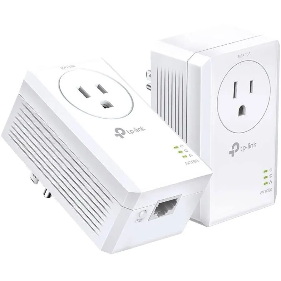 TP-Link AV1000 Gigabit Passthrough Powerline Starter Kit