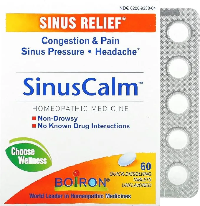 Boiron Sinusalia, 60 Tablets, Homeophathic Medicine for Sinus Relief