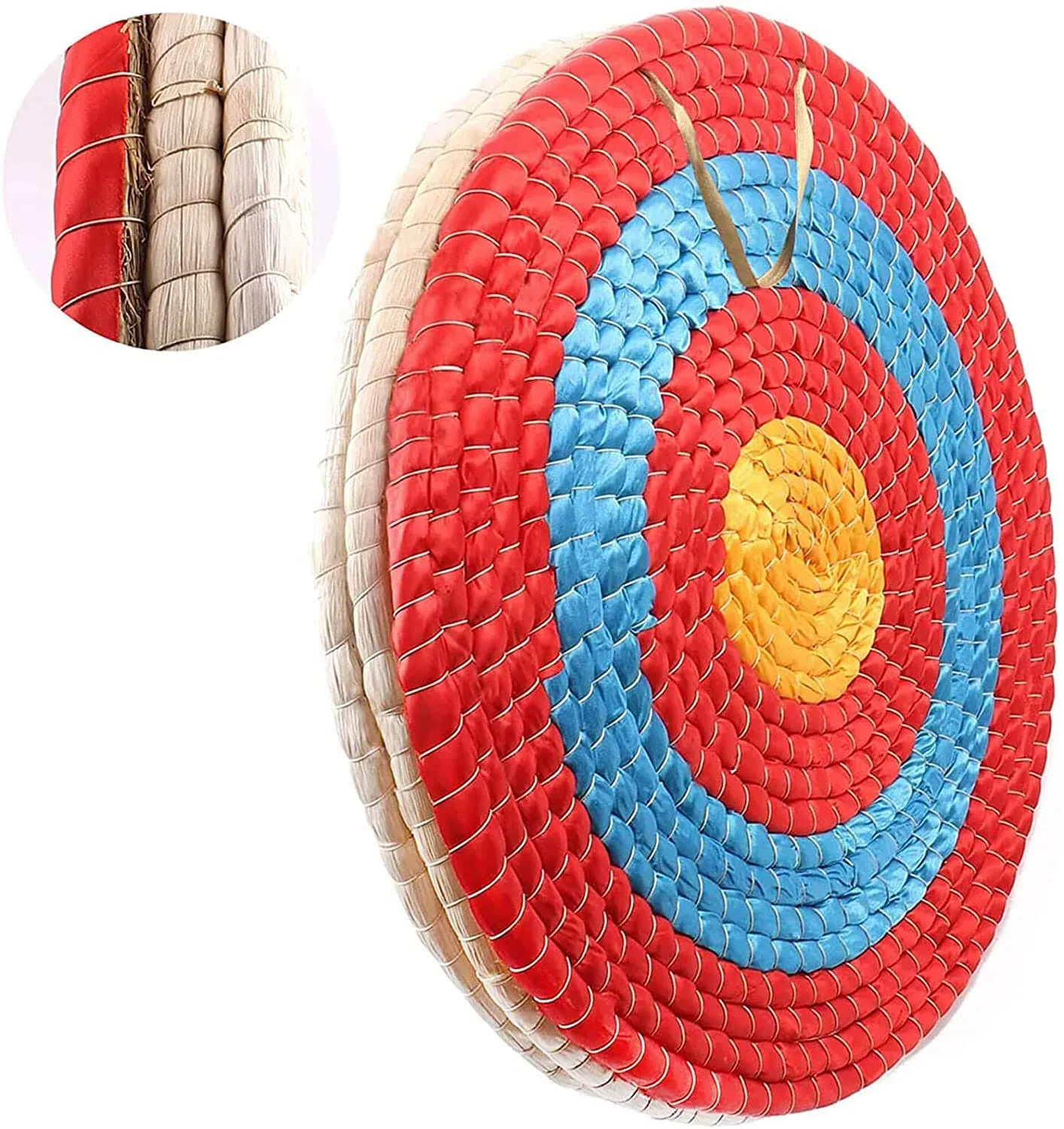 DOSTYLE Archery Targets Traditional Solid Straw Round Archery Target Shooting Bow ...