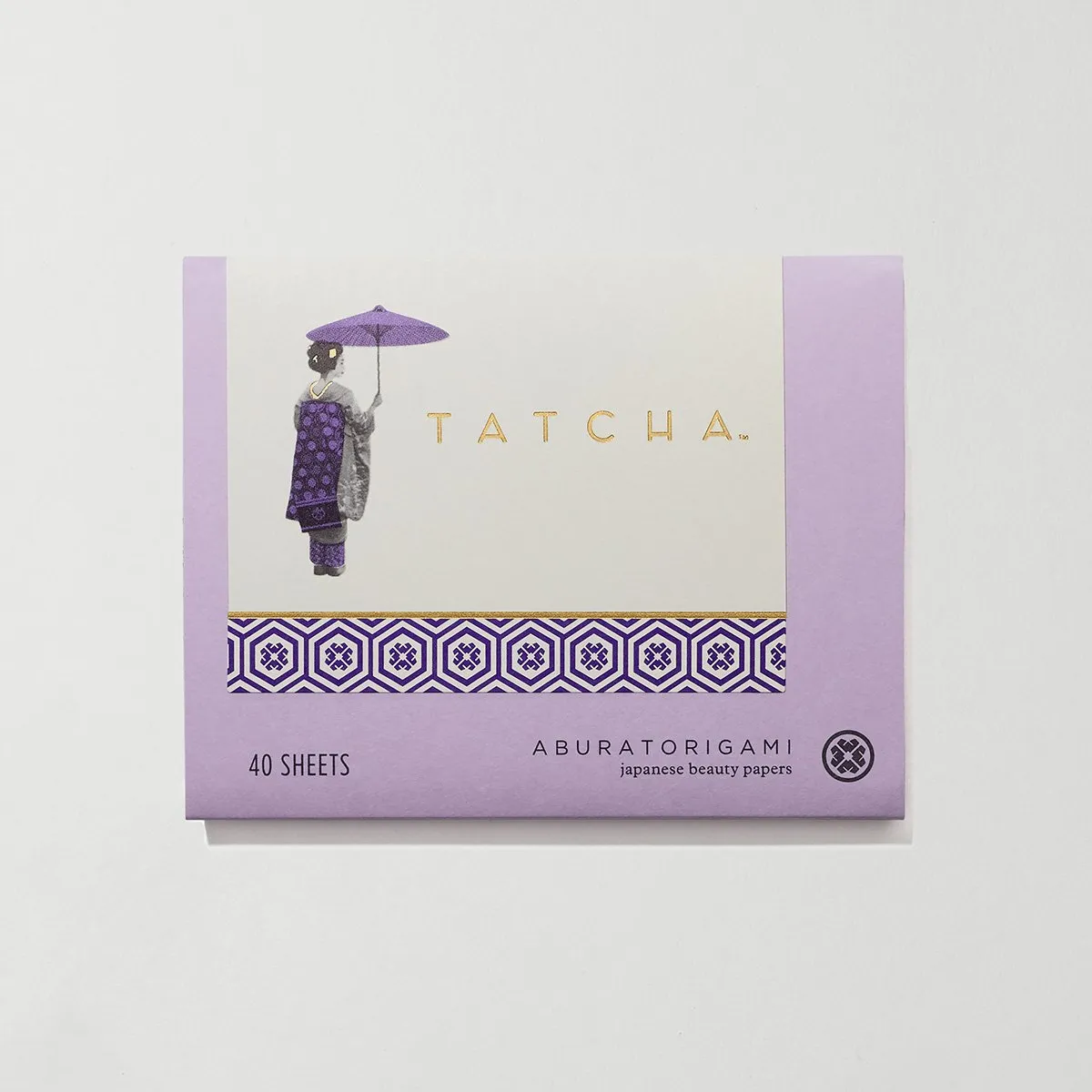 Tatcha Aburatorigami Blotting Papers: 100% Natural Abaca Leaf & Gold Flakes Absorb Excess Oil (40 Pack)