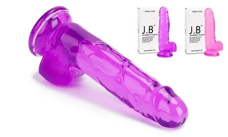 8 Inch Jelly Dildo Realistic With suction Cup Penis G Spot Sex Toy 8 Pink