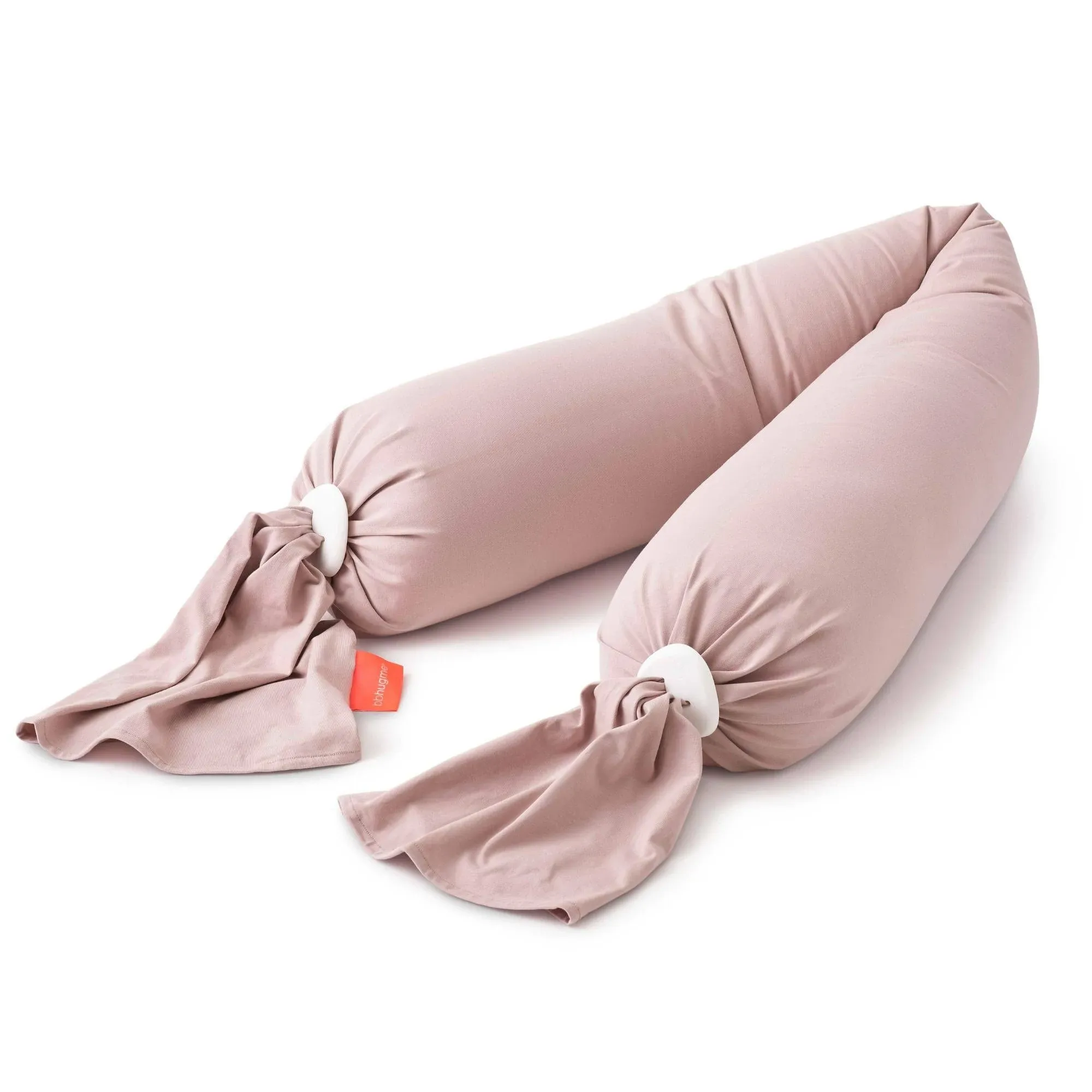 bbhugme Pregnancy Pillow - Dusty Pink/Vanilla