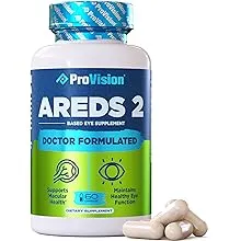 ProVision AREDS 2 Eye Vitamins - Enhance Vision Supplements - Lutein Zeaxanthin Vision Complex - 60 Eye Supplement Capsules