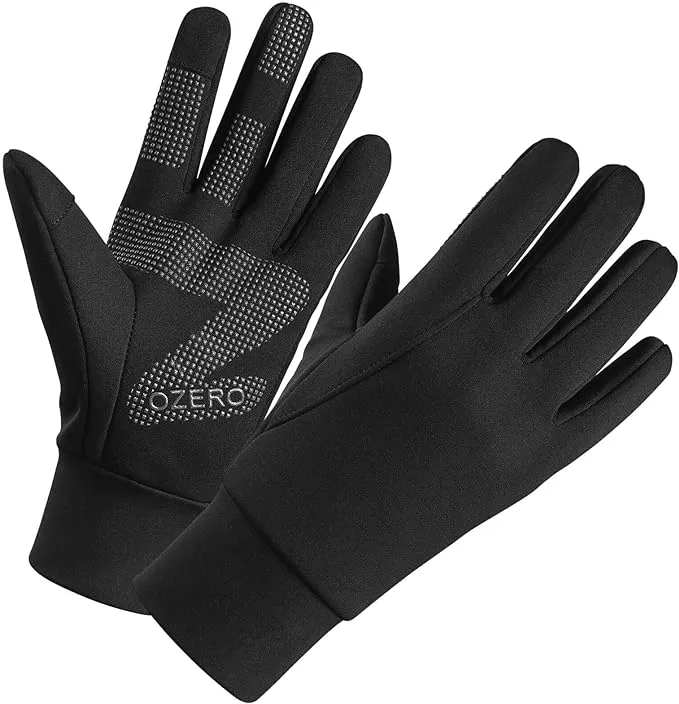 OZERO Winter Touchscreen Gloves for Men: Windproof Water Resistant Warm Gloves - Thermal Glove for Running Cycling Driving