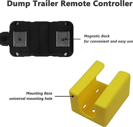 4 Wires Dump Trailer Remote Control Switch 12v DC Hydraulic Pump Power Unit Up