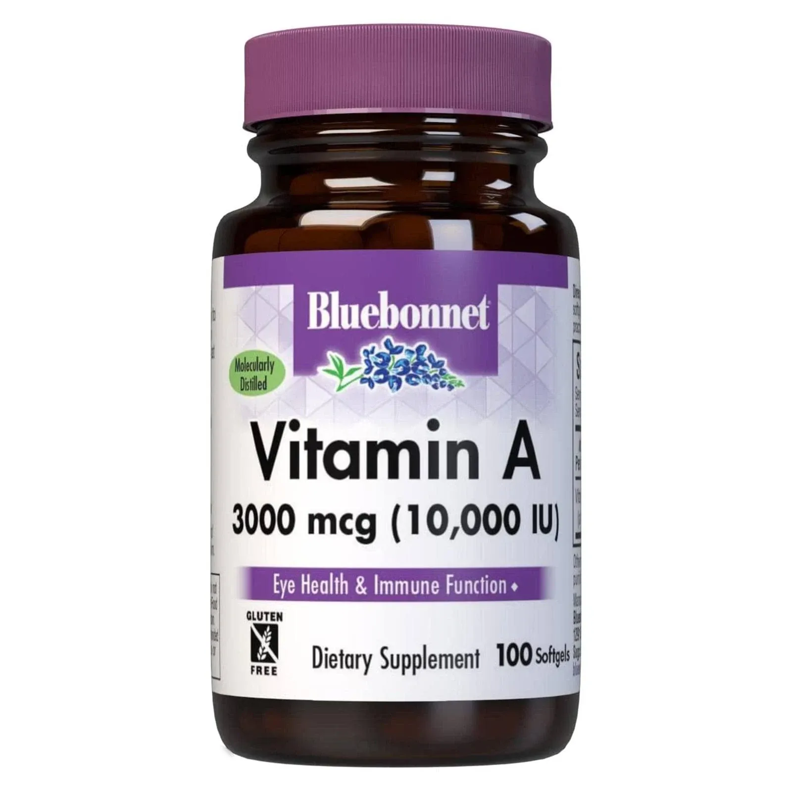 Bluebonnet Nutrition Vitamin A 100 Softgels