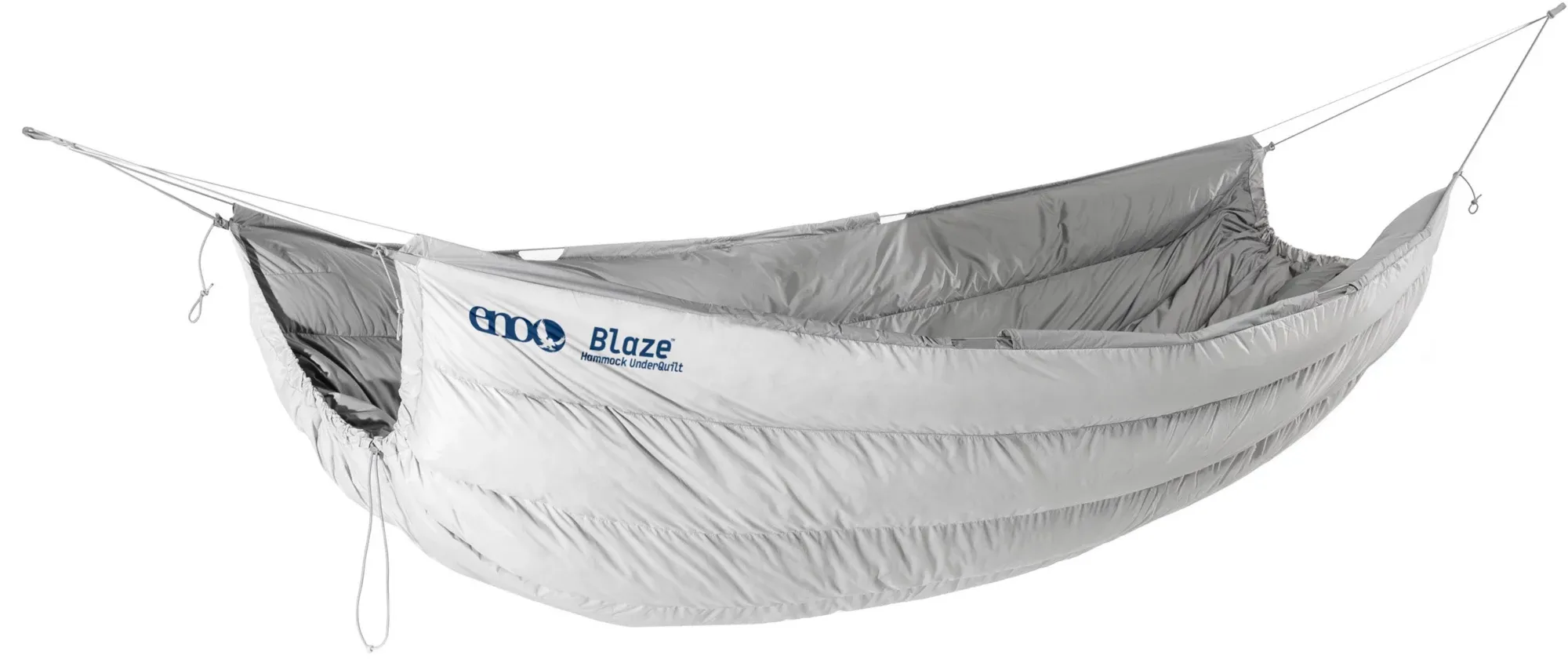 ENO Blaze UnderQuilt - Protective, Warm Down Hammock Quilt - Glacier