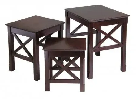 Winsome Xola Nesting Tables, Cappuccino