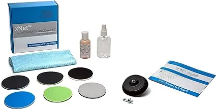 Glass Polish 28003 DIY Glass Scratch Removal Kit for Use with Electric Drill on All Glass Types