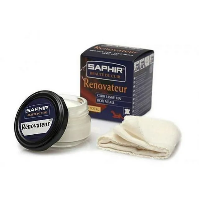 Saphir Beaute Du Cuir Renovator Cream 50ml with Polishing Cloth