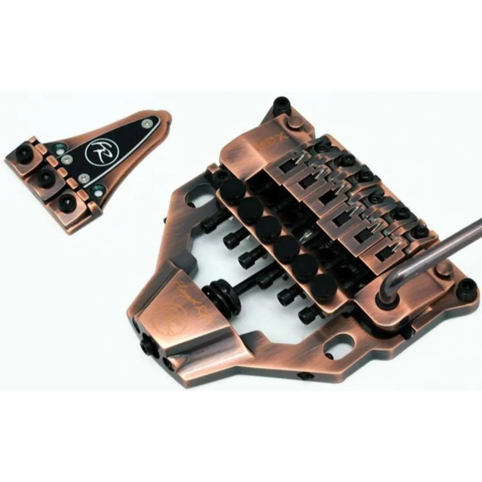 Floyd Rose FRTX07000 FRX Top Mount Tremolo System, Antique Bronze