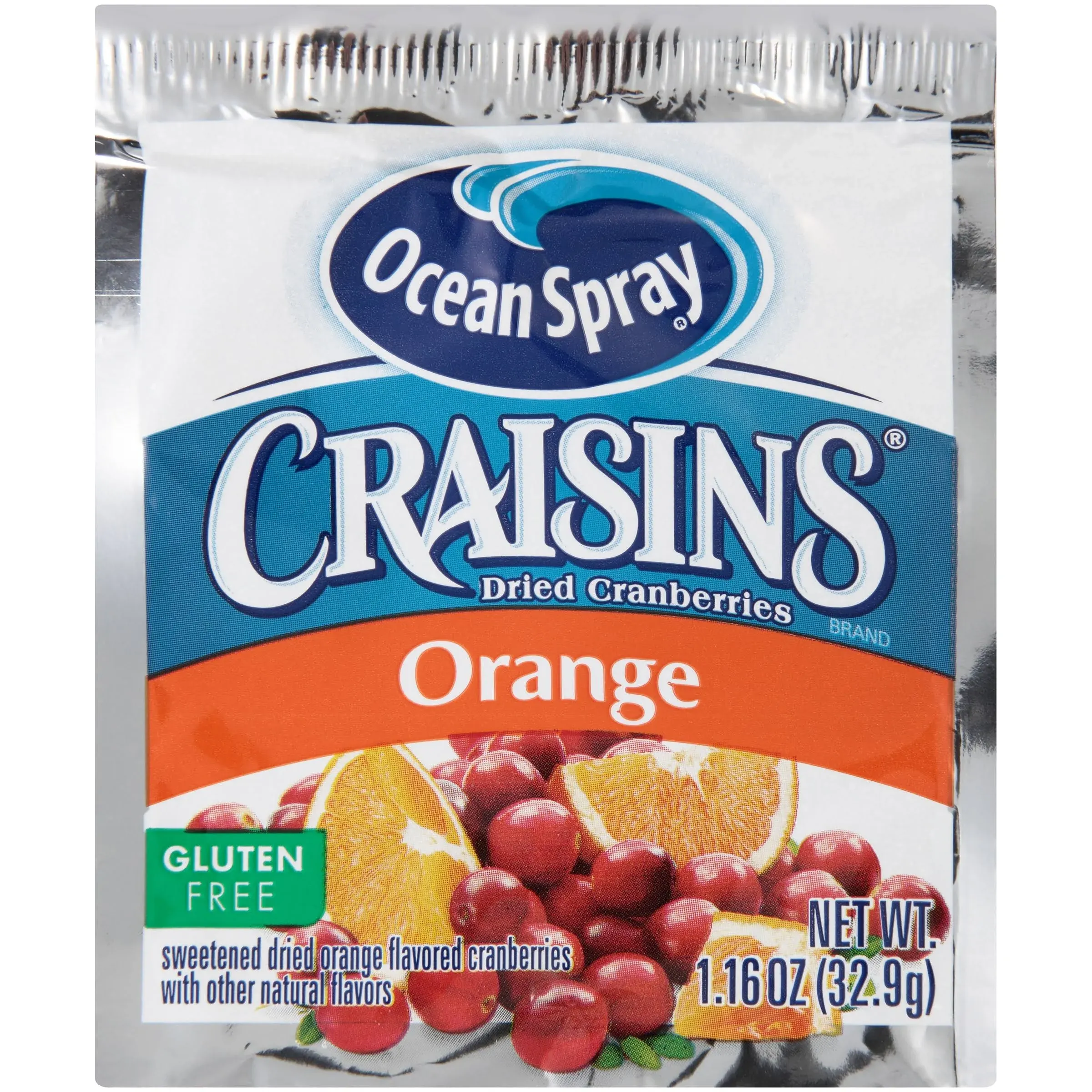 Ocean Spray Craisins Dried Cranberries, Orange, 1.16 Ounce (Pack of 200)