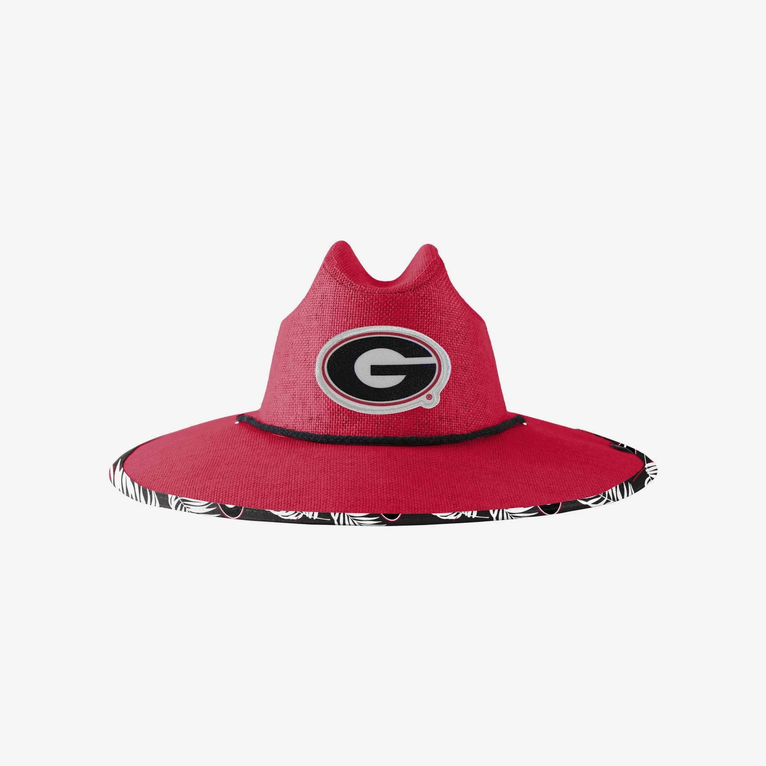 Georgia Bulldogs NCAA Team Color Straw Hat