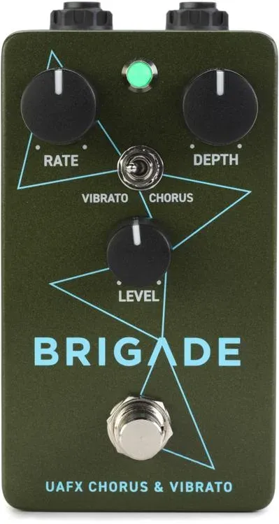 New  Universal Audio UAFX Brigade Chorus and Vibrato Effects Pedal