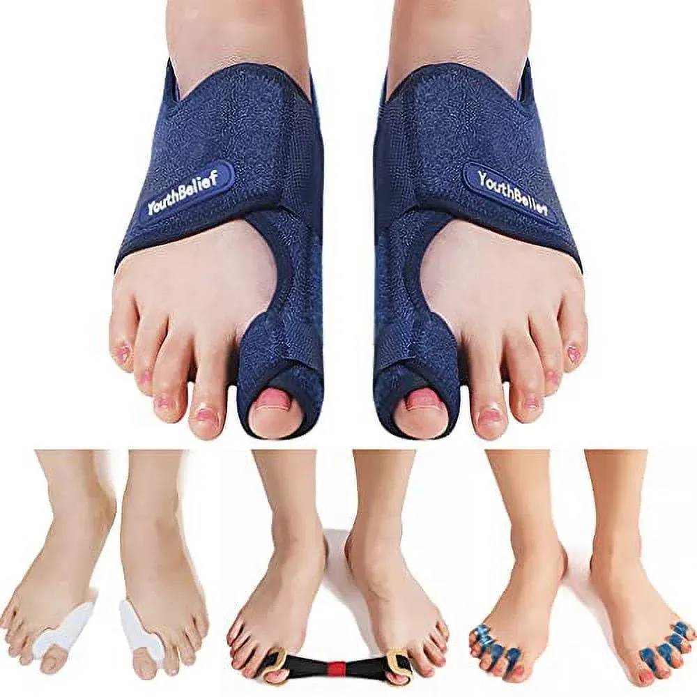 Toe Corrector Toe Separator Bunion Splint 【2023 Updated】 Hallux Valgus Bunion Big ...