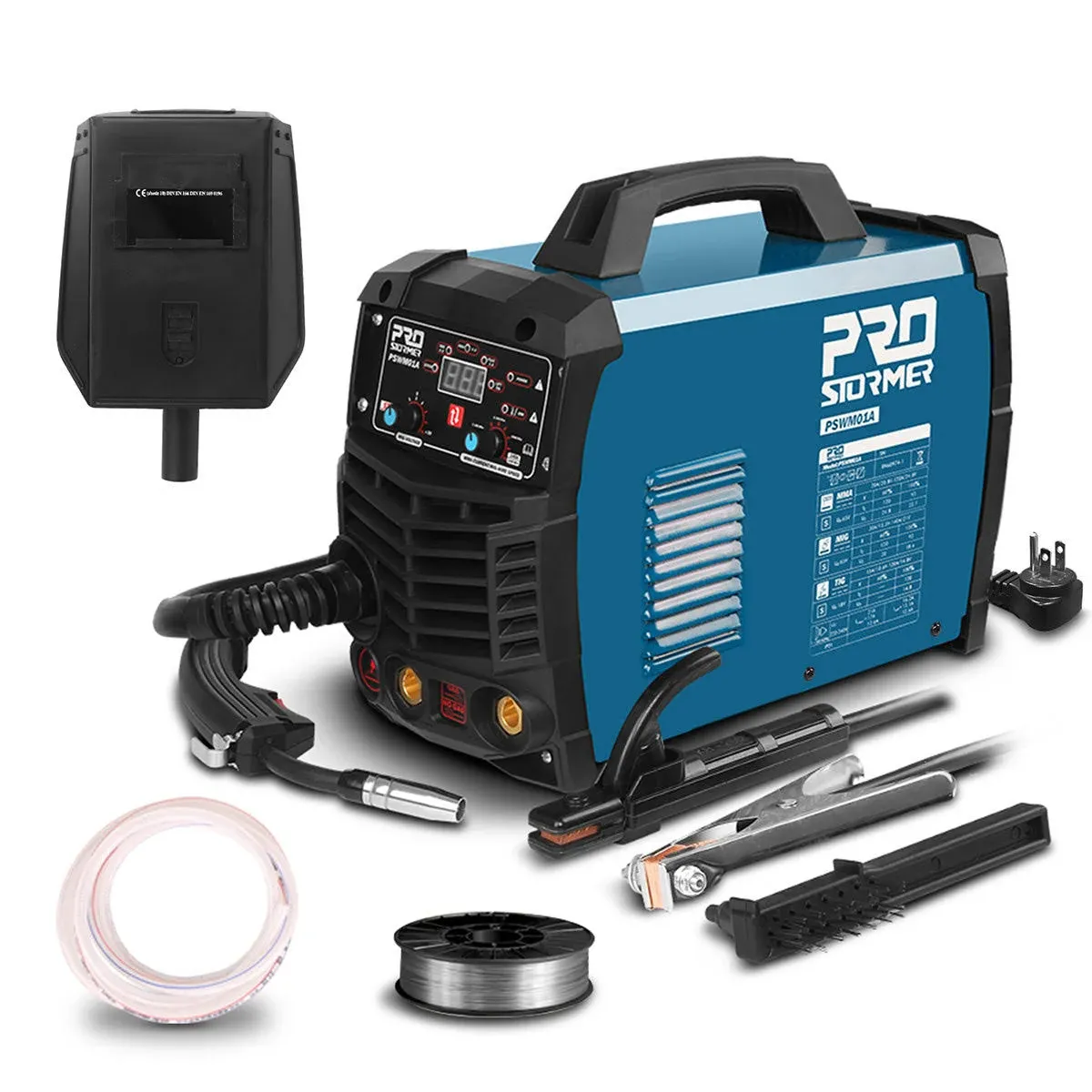  Welding Machine, MIG/TIG/MMA 3 in 1 Multifunctiona<wbr/>l Welder with Digital 