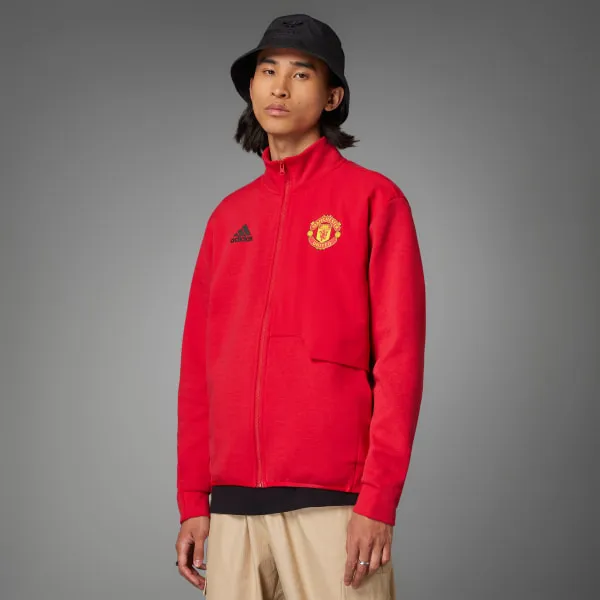 adidas Manchester United Anthem Jacket Men's Red