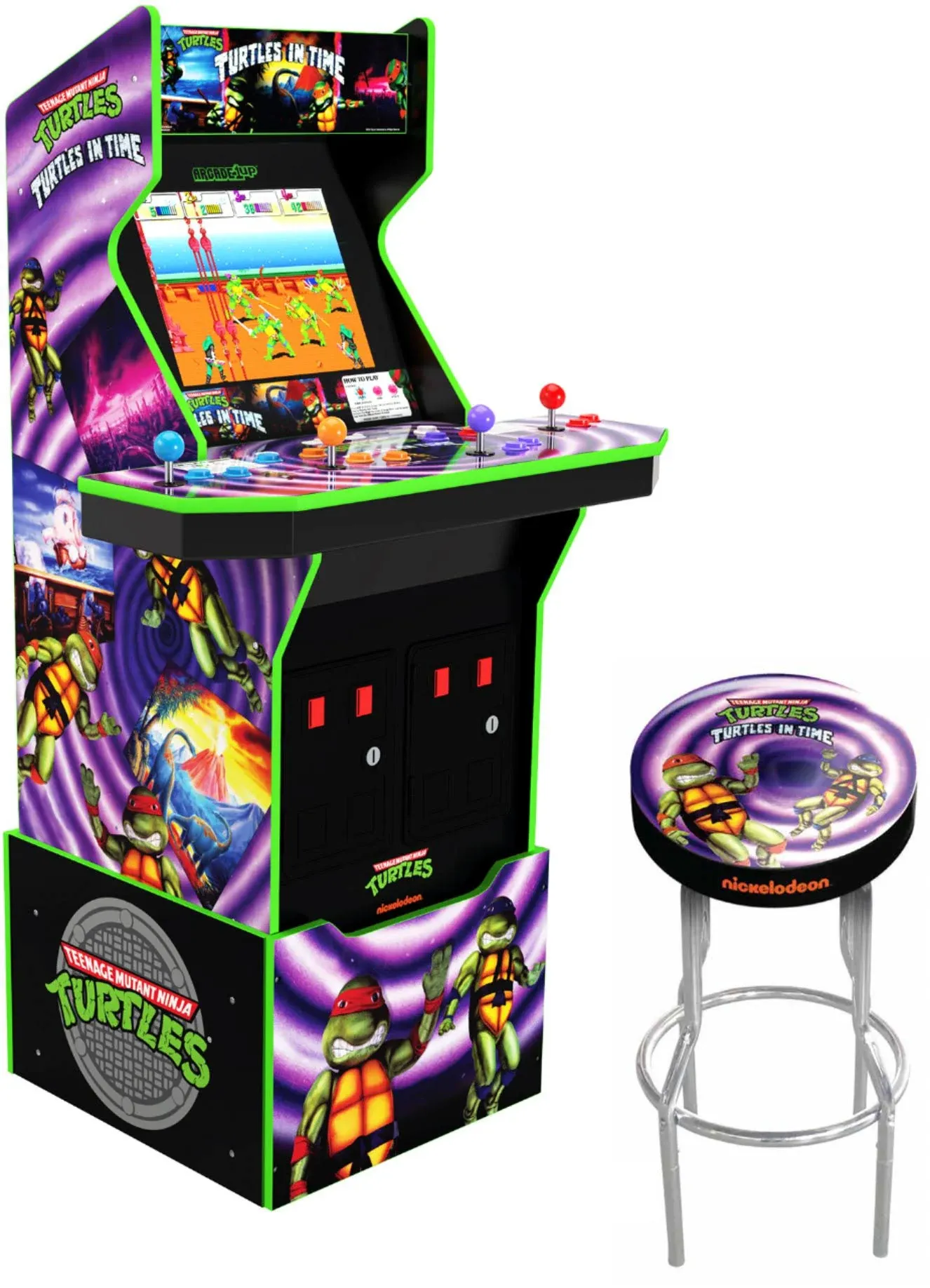 Arcade 1 Up Turtles in Time Arcade Machine