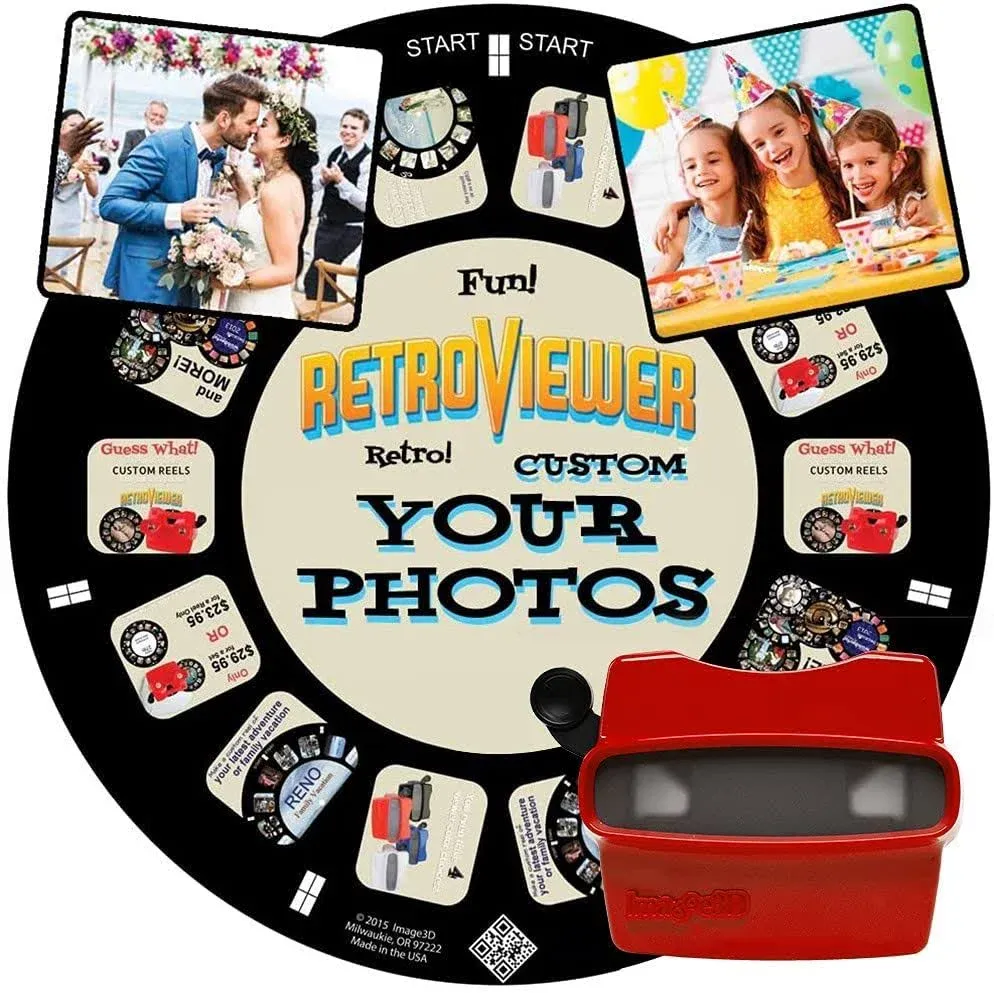 IMAGE3D Custom Viewfinder Reel Plus Red RetroViewer - Viewfinder for Kids ...