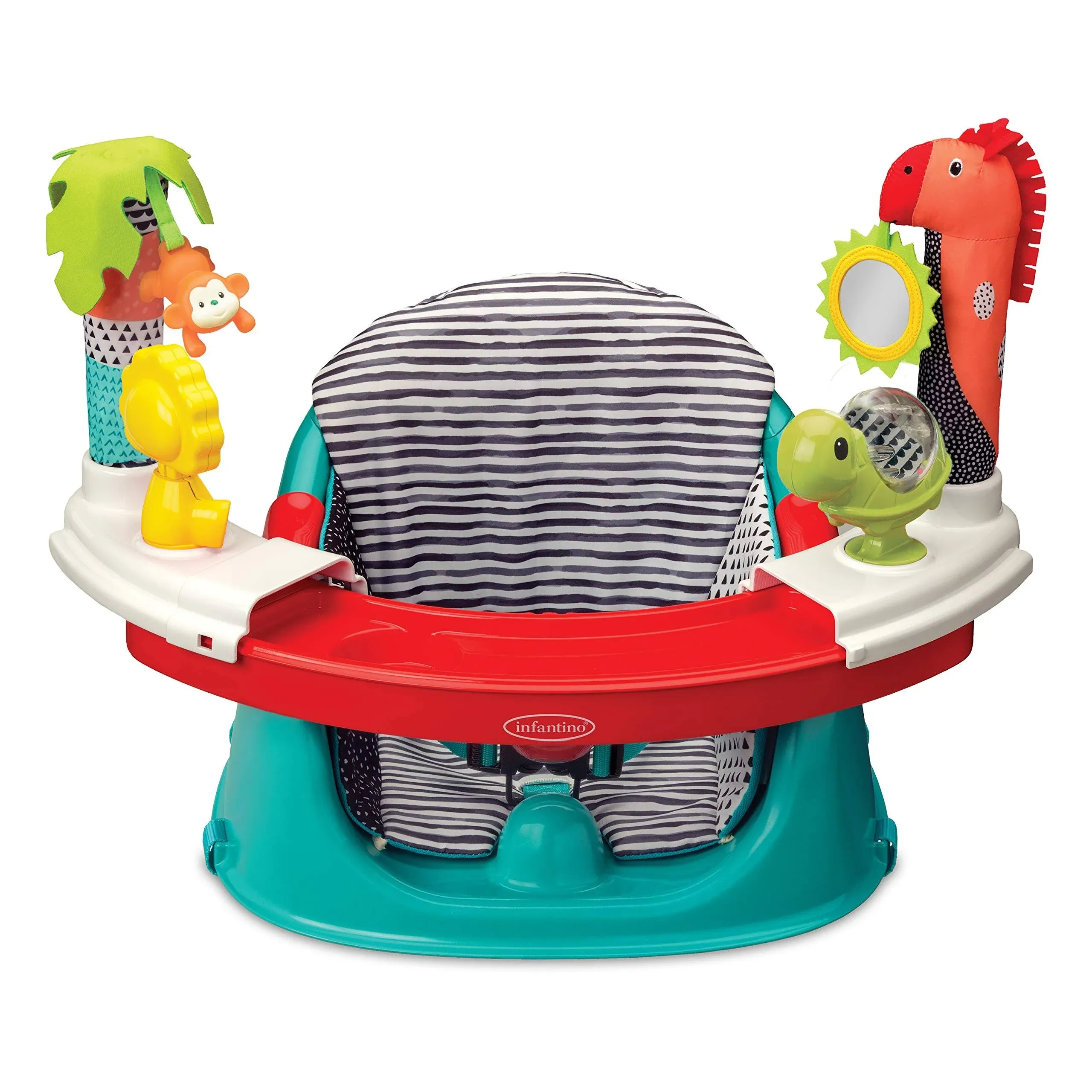 Infantino 3-in-1 Grow-with-Me Lightweight Discovery Seat and Booster, Unisex, Multicolor