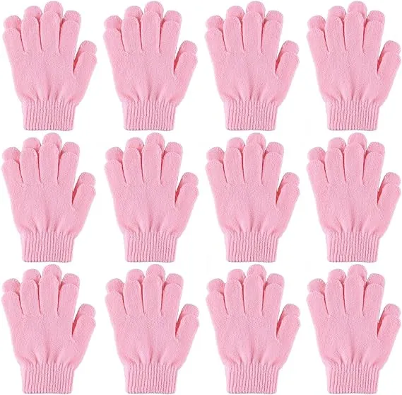 Cooraby 12 Pairs Kid's Winter Magic Gloves Children Stretchy Warm Magic Gloves ...