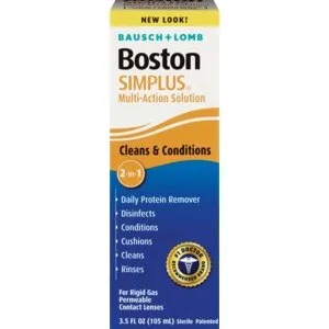 Bausch & Lomb Boston Simplus Multi Action Solution with Daily Protein Remover 3.5 oz