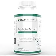 Artichoke Extract Capsules from Artichoke Leaf with Over 7mg of Cynarin A Great Source for Glucuronic Acid Content to Support Optimal Digestive Health and Estrogen Metabolism - Package May Vary