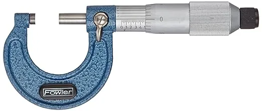 Fowler 52-240-001-1, Outside inch Micrometer with 0-1" Measuring Range