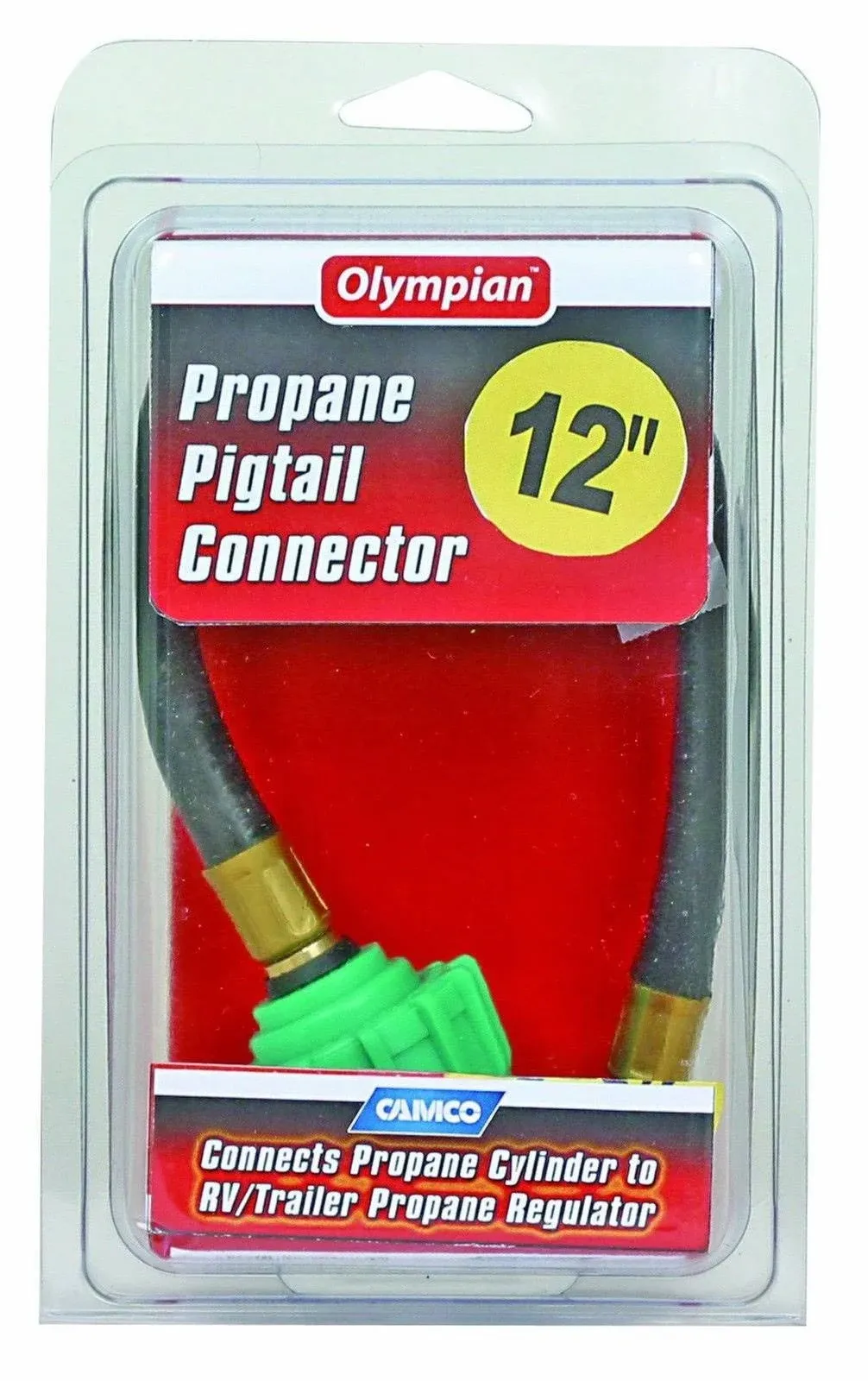 Camco 12&#034; Pigtail Propane Hose Connector, (59053)