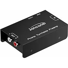 Cotsoco Phono Turntable Preamp Phonograph Preamplifier with RCA Input RCA/TRS Output Phono Preamp for Turntable Record Play with 12 Volt DC Adapter