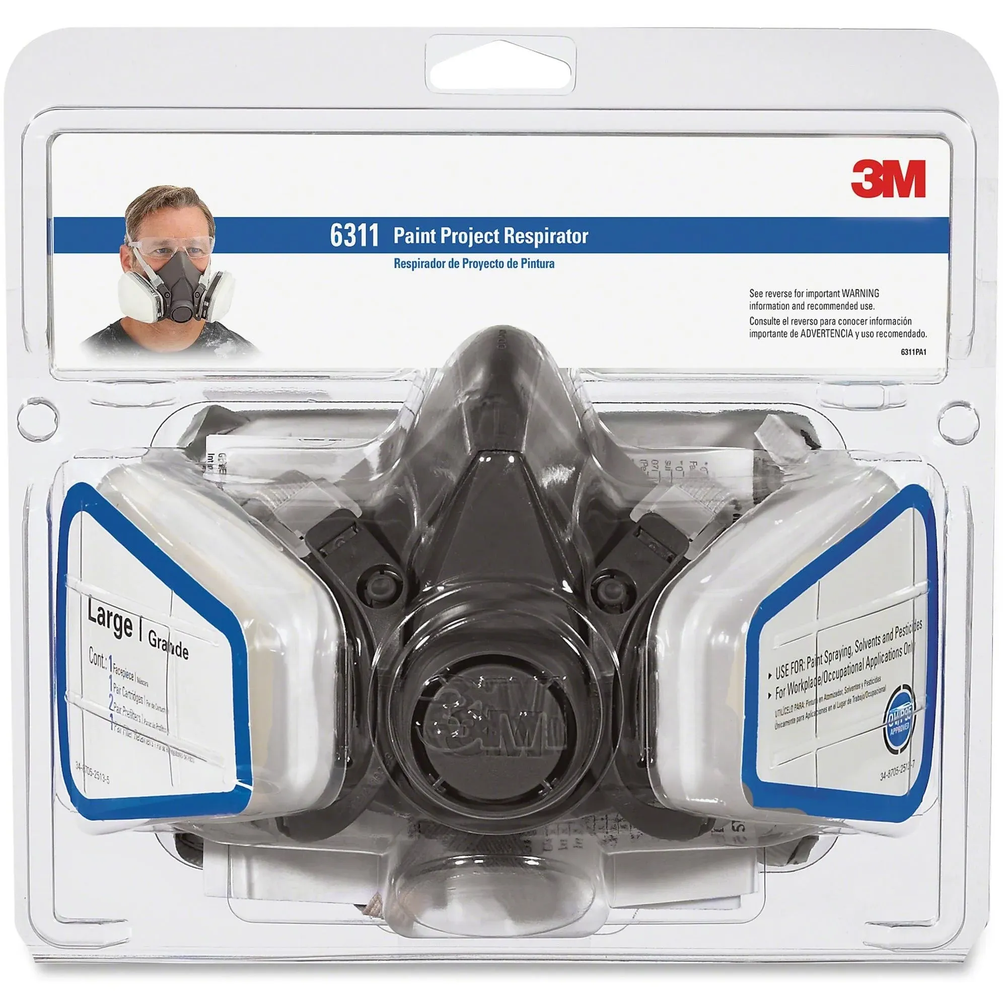 3M Half Paint Spray/Pesticide Respirator