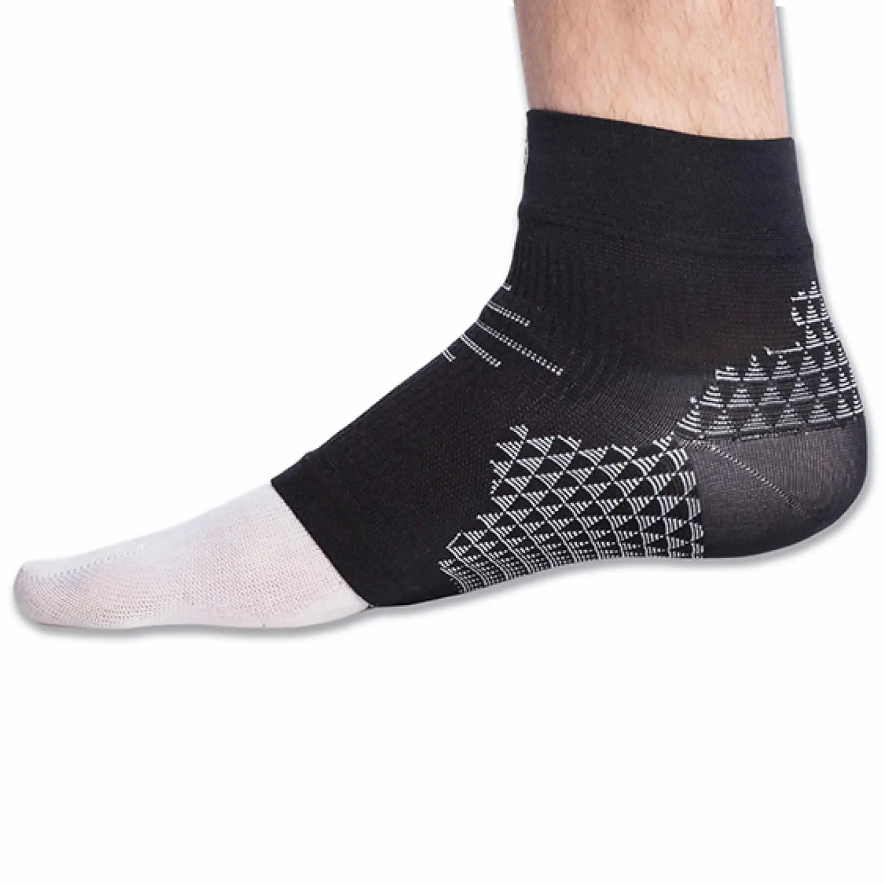 Pro-Tec Foot Sleeve, Arch Support, PF Sleeve, Compression Brace, Pain Relief, Foot Support, Arch & Heel Support, Men & Women, Plantar Fasciitis Pain Relief, Easy to Use, Working Out