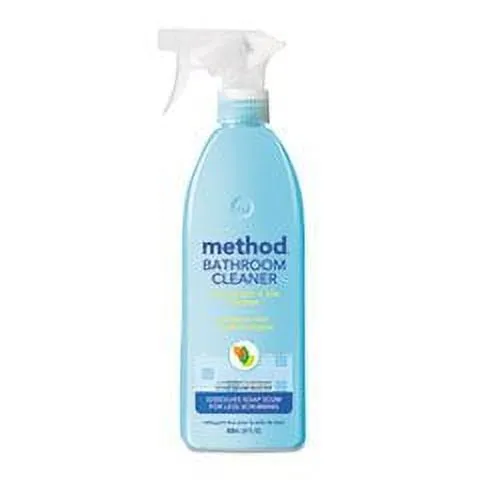 Method Bathroom Cleaner, Removes Mold + Mildew Stains, Eucalyptus Mint, 28 Fl Oz (Pack of 8)