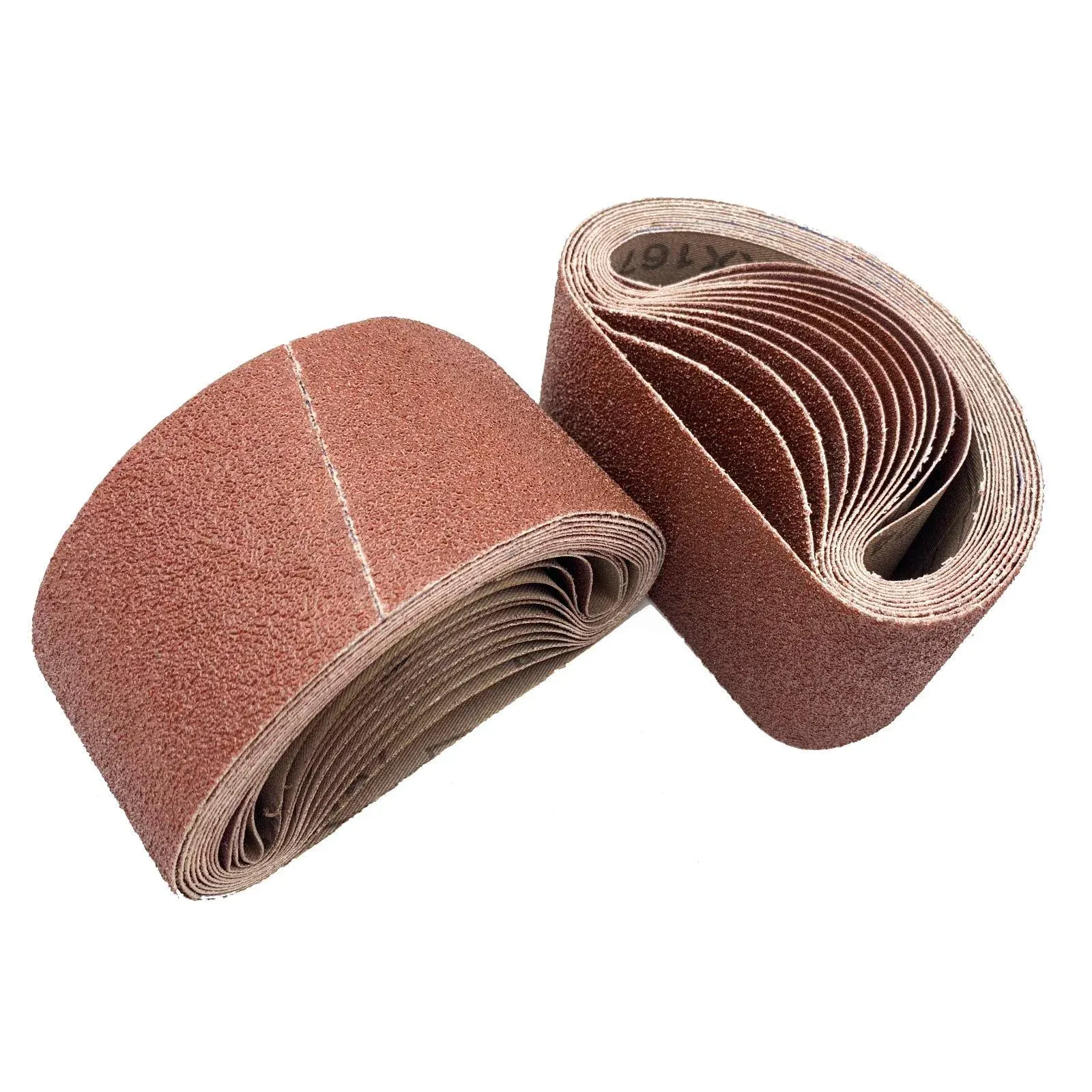 24 Pack 21/2x16inch Sanding Belts Aluminum Oxide Abrasive Sandpaper For 2.5 X 16