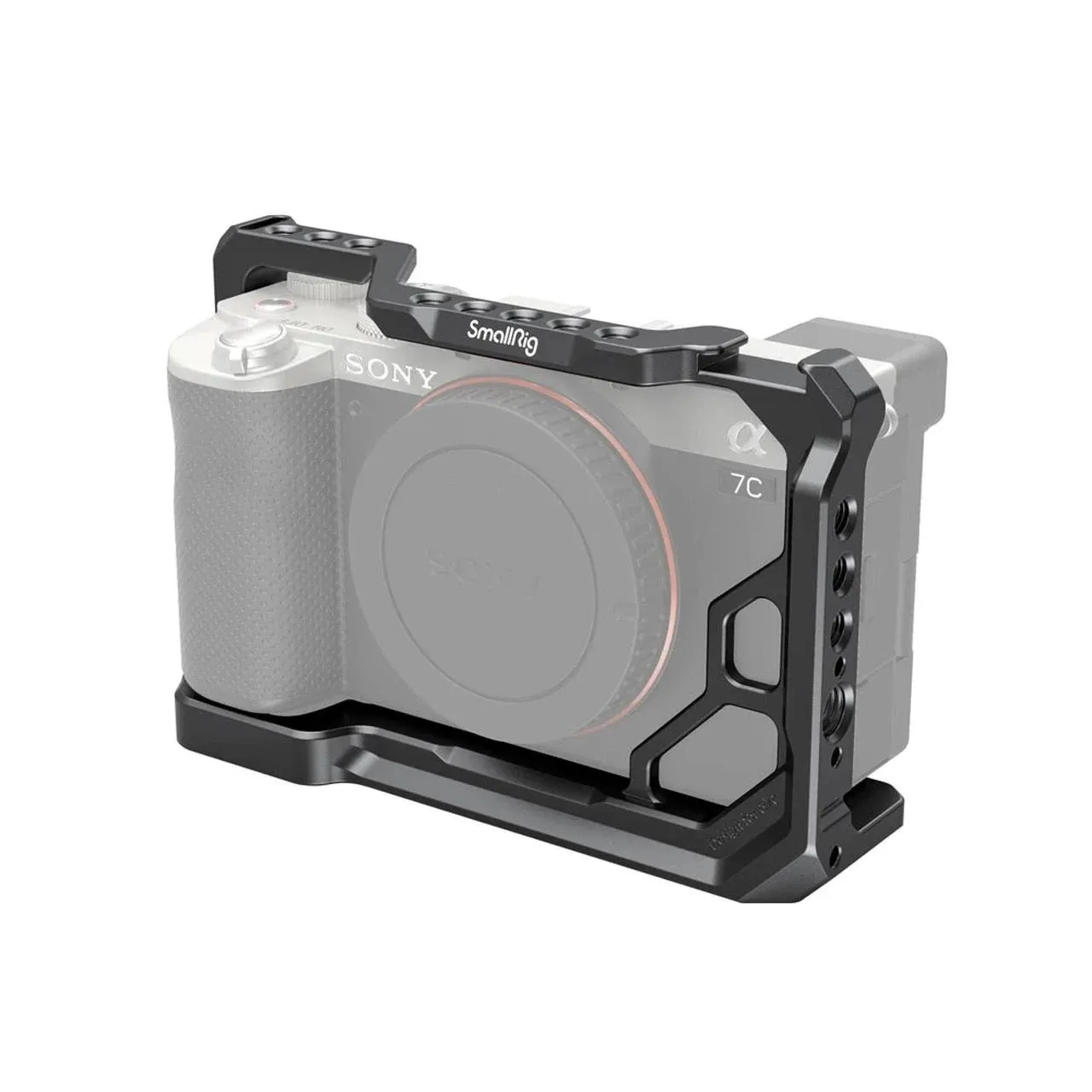 SmallRig A7C Aluminum Alloy Full Cage Camera for Sony A7C, Integrated Cold Shoe, with Quick Release Plate for Arca-Swiss and Locating Holes for ARRI - 3081B