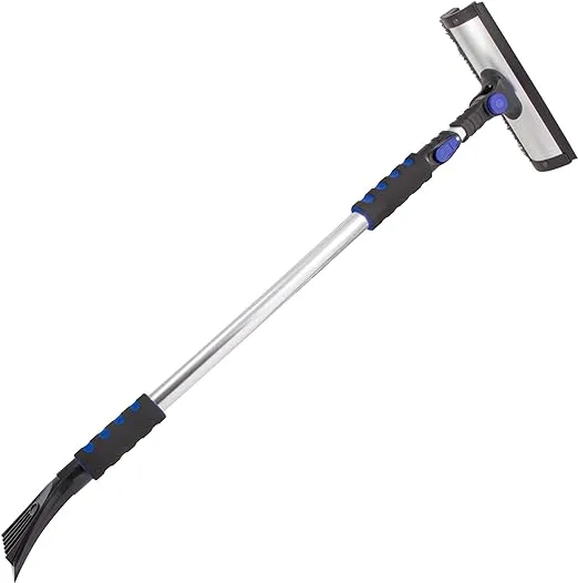 SubZero 80052 52" Extension Quick-Release Handle Ice Scraper and Pivoting Snow Broom (Colors May Vary)SubZero 80052 52" Extension Quick-Release Handle Ice Scraper and Pivoting Snow Broom (Colors May Vary)