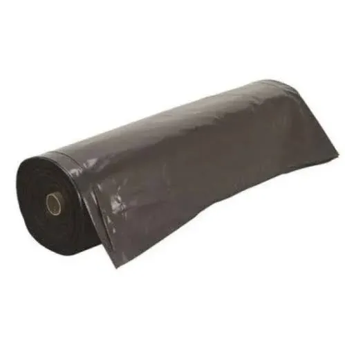 P1025B/6 Polyethylene Sheeting, 10&#039; x 25&#039; x 6 mil., Black