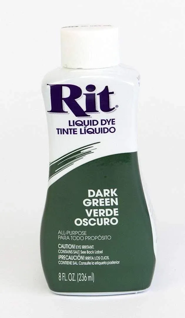 Rit 88359-XCP3 Dye 8 oz Dark Green For Fabric Dark Green - pack of 3