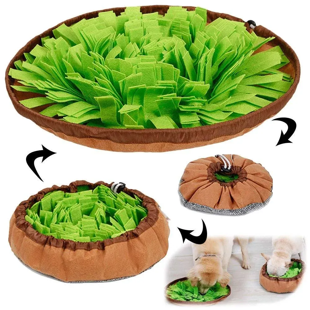 SNUFFLE FEEDING MAT Interactive PUZZLE Toy for Dogs ENCOURAGES Natural Foraging