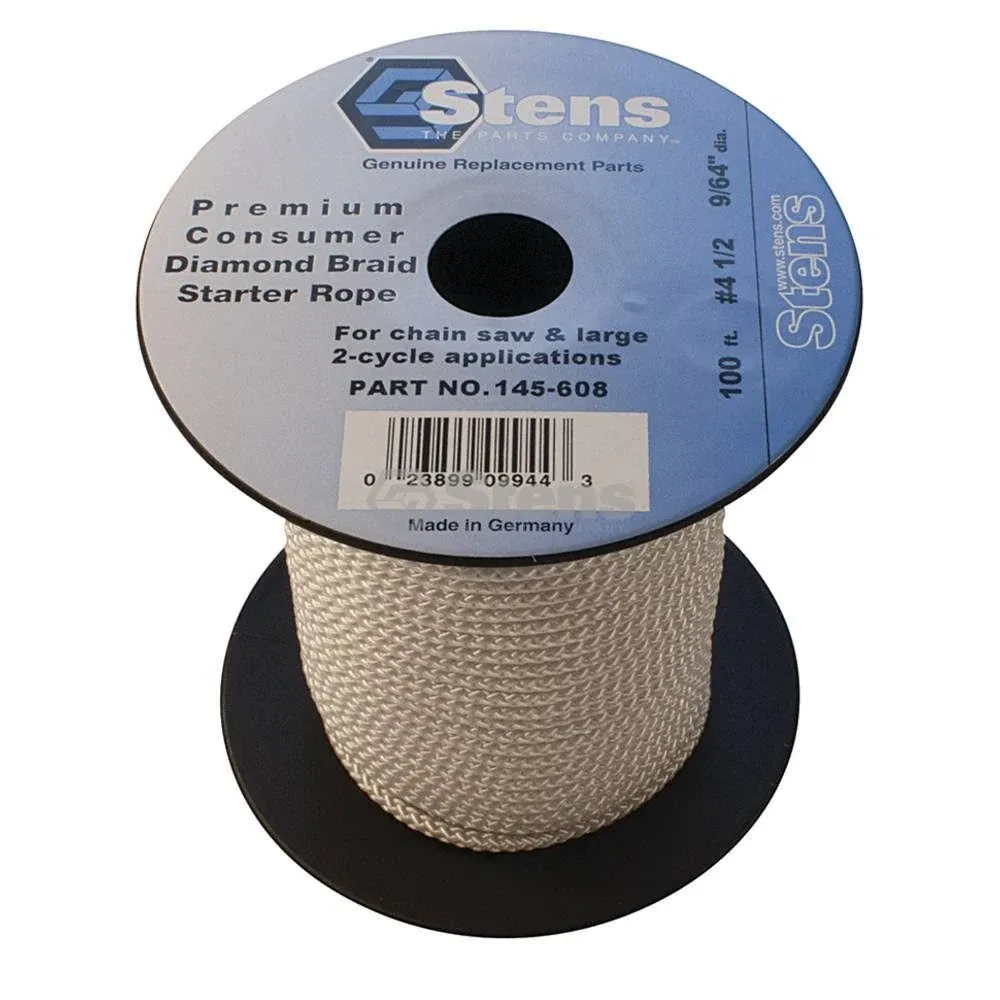 Stens 145-608 Diamond Braid Starter Rope, 100'