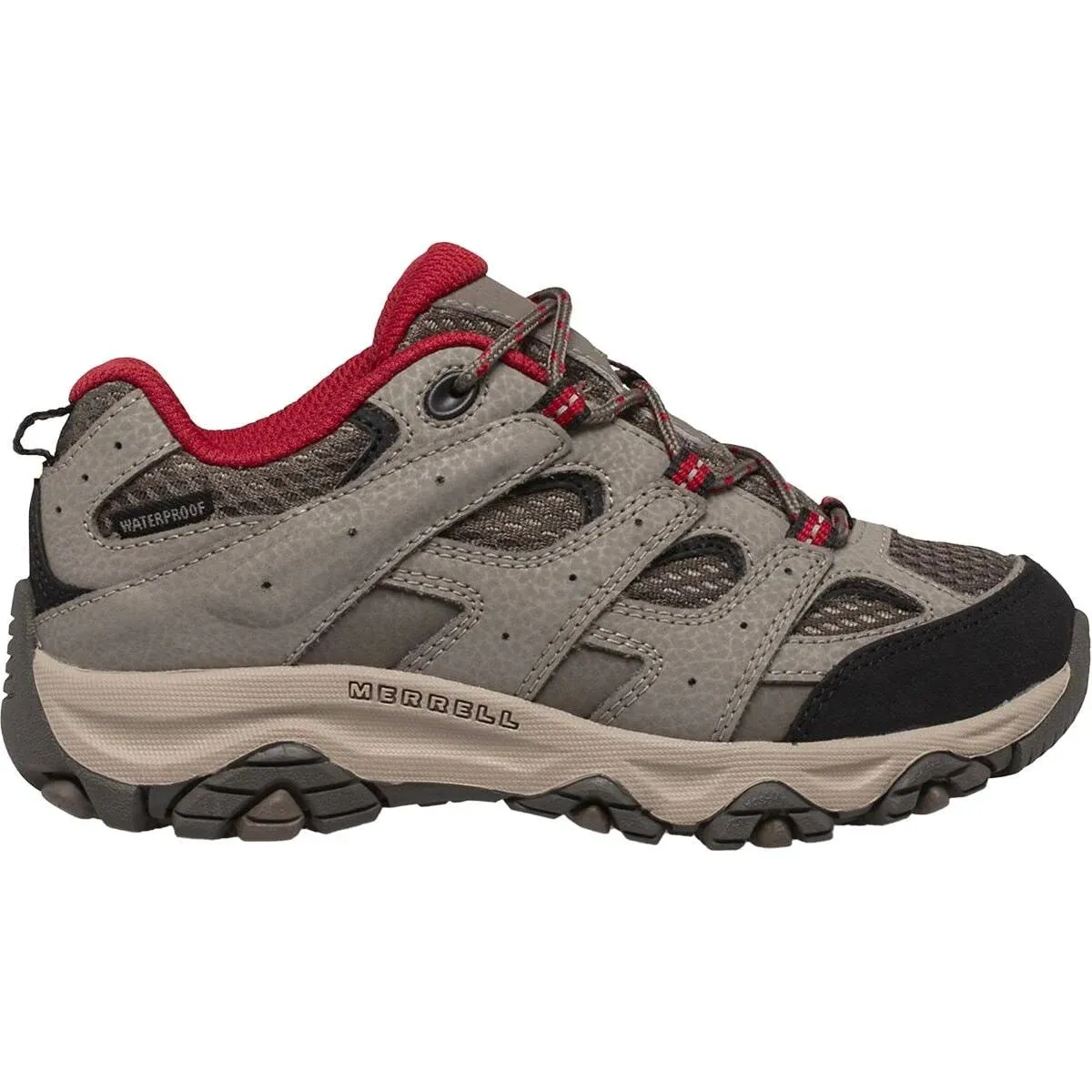 Merrell Kids' Moab 3 Low Lace Waterproof Hiking Shoes