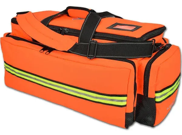 X-Tuff Oxygen and Airway Trauma Bag by Lightning X Florescent Orange