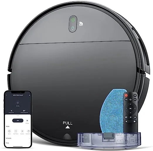 MAMNV BR151 Robot Vacuum Household Robotic Vacuums Black